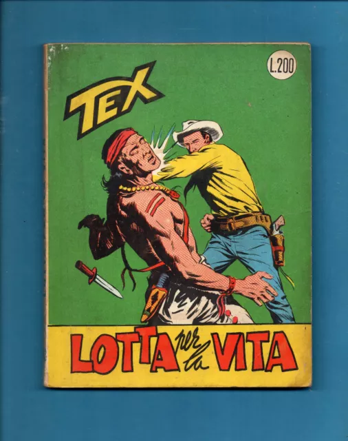 GG-TEX ORIGINALE N.43- LOTTA PER LA VITA -Aut.2926 SPILLATO Lire 200 - 05/1964