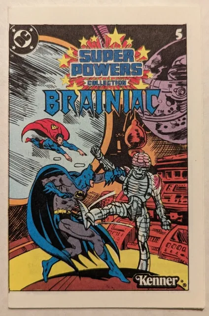 Brainiac Issue #5 Super Powers Collection Mini Comic DC Batman Superman