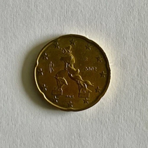 Pice 20 Centimes Italie 2002