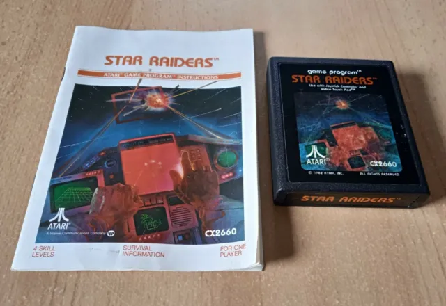 Star Raiders - Spiel mit Anleitung für Atari 2600