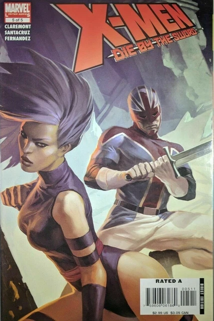 X-Men Die By the Sword #1-5 Comic Set 2007 - Marvel Comics - Captain Britain 5