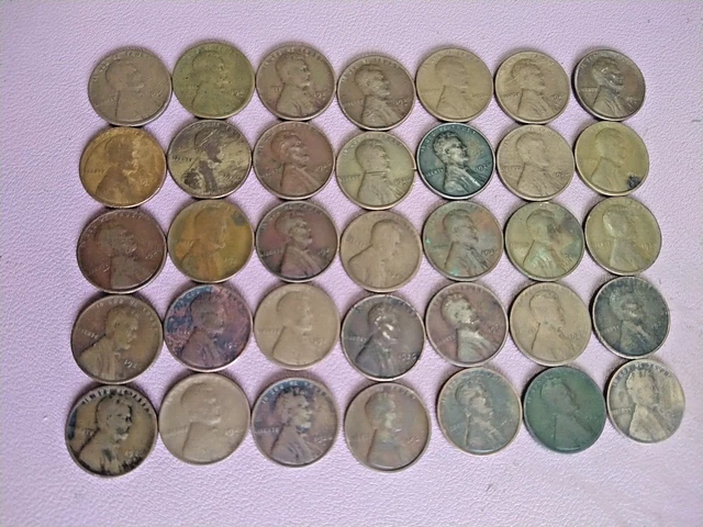1926 D Lincoln Wheat Cent / Penny   LG  Roll of 35  Coins Lot 50-500