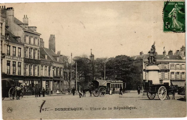 CPA DUNKERQUE - Place de la Republique (205304)