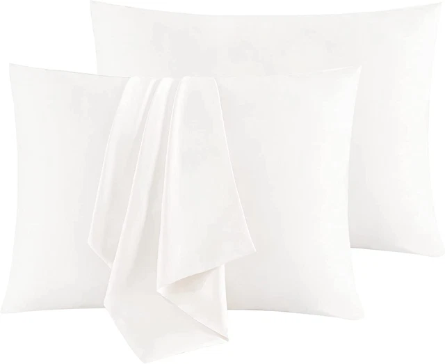 Home Silk Pillowcase 2 Pack 100% Mulberry Silk Pillow Cases for Hair and Skin 6A