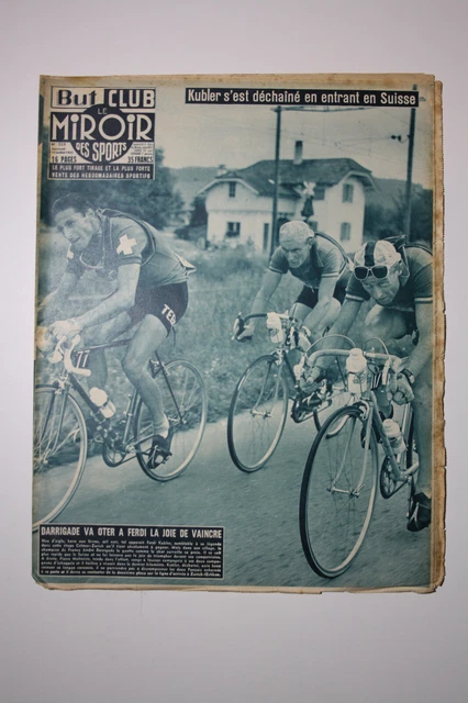 Revue But Club N°365 – Miroir Des Sports, 11 Août 1952, Cyclisme Années 50