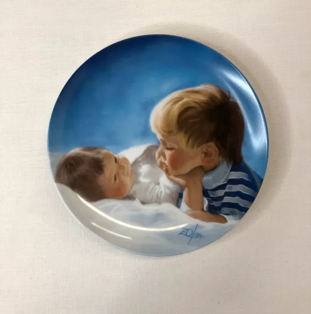 Brotherly Love Zolan Collector Porcelain Plate Pemberton & Oakes