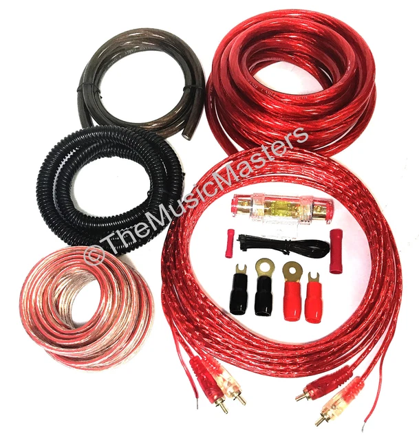 4 GAUGE HIGH Power Amplifier Installation Wiring Kit Car Amp Install