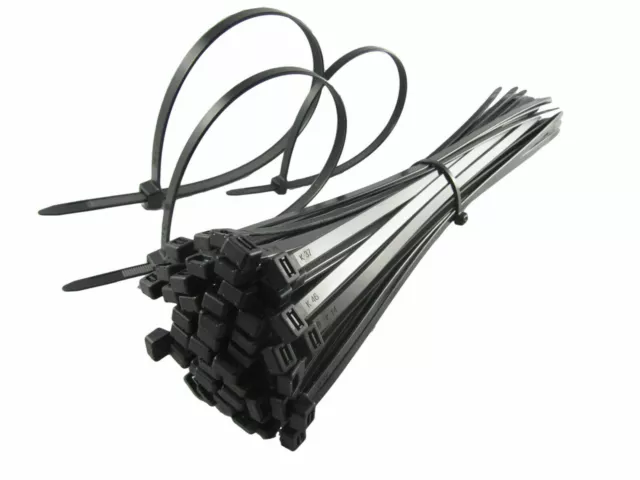 Cable Ties Nylon Zip Tie Black & White Wraps Strong Long Up to 15% DISCOUNT