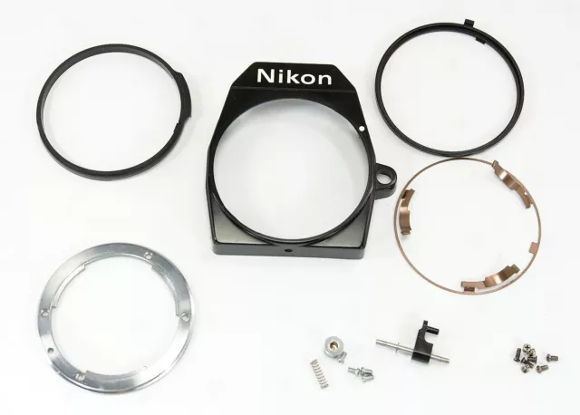 Nikon EM Genuine Replacement OEM Vintage F Mount Lens Flange & Faceplate Parts