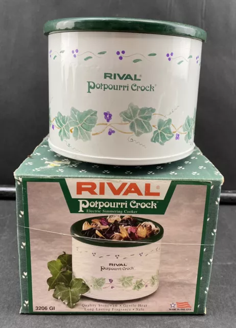 Rival, Accents, Rival Electric Potpourri Crockpot Slow Cooker For  Fragrant Aromas W Box