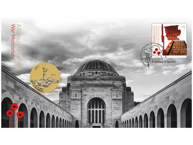 2018 Australia Remembrance A Century Of Service War Memorials Pnc Excellent