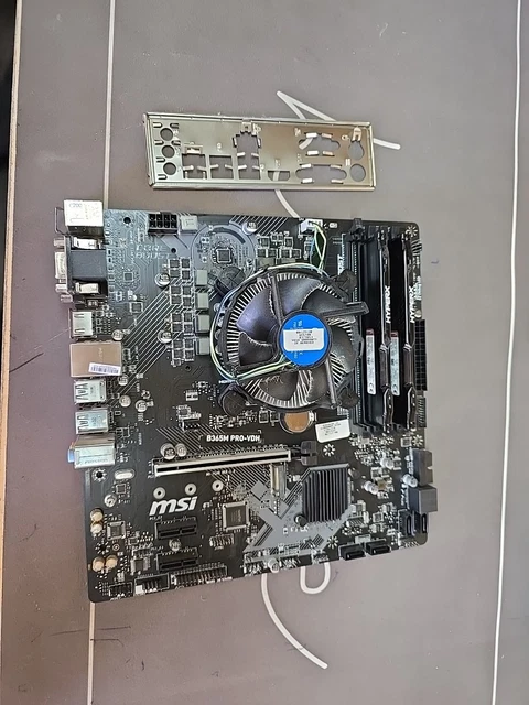 CPU MSI B365M PRO-VDH + i7-9700K + 8GB RAM MSI PRO B365M PRO-VDH LGA 1151 (300 Series) Micro ATX Intel