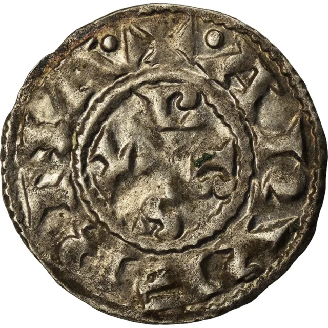 [#870420] Coin, France, Auvergne, Évêché de Clermont, Denarius, Clermont, AU