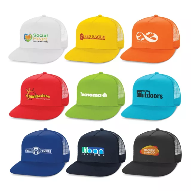 25x Impala Flat Peak Mesh Cap Headwear Bulk Gifts Promotion Business Merchandise