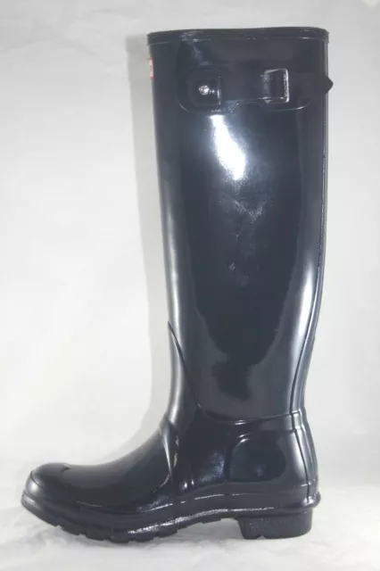 Hunter Women's Original Tall  Navy Gloss Rain Boots  Waterproof Rain boot