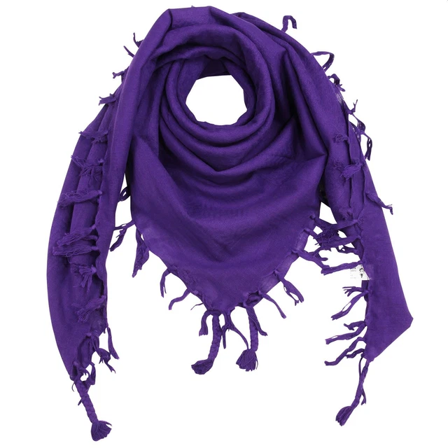 Freak Scene Kefiah Desert Sciarda Arafat - Bianco E Nero - 100x100 Cm - Shemagh 100% Cotone - Foulard Palestinese Unisex