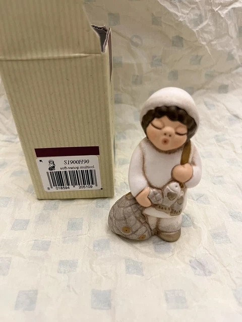Thun PESCATORE del presepe della famiglia, fuori produzione Con la sua Scatola.
