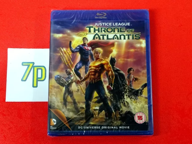 Justice League Throne Of Atlantis NEW BLU-RAY | Ethan Spaulding