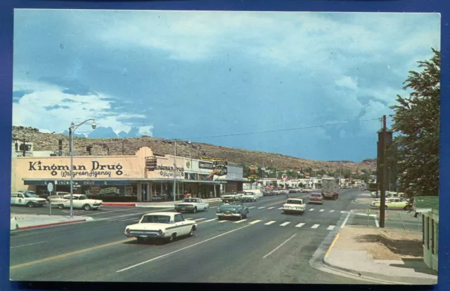 Kingman Arizona az Route 66 and Andy Devine Street Postcard
