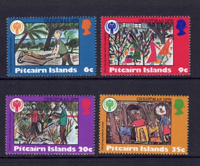 Pitcairn Islands 1979 Christmas Set of 4 MUH