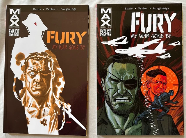 Lot of 2 Fury: My War Gone By tpb Vols 1, 2 Garth Ennis Max Marvel Comics OP 1st