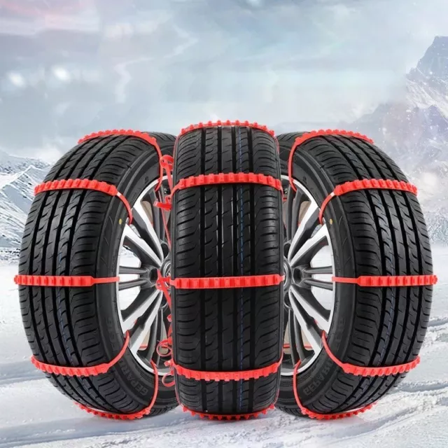 1 X Car Van Tyre Snow Chain Plastic Zip Tie Grip Ice Winter Wheel Off Road