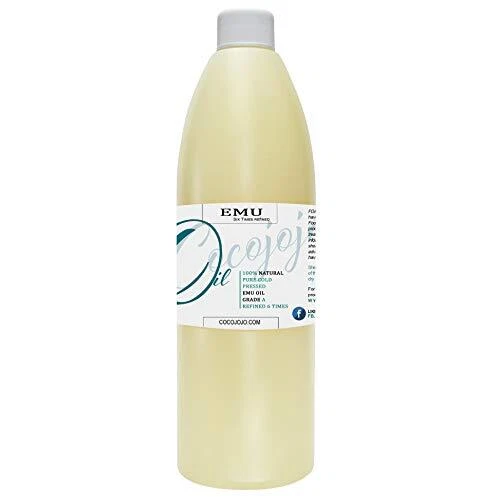 Emu Oil - 100% Pure Australian Rendered Natural Deodorized Unscented Bulk Cre...