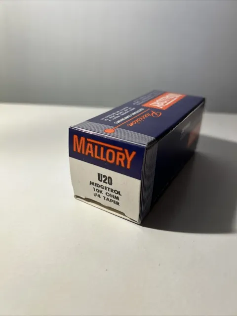 Mallory U20 Midgetrol Potentiometer 10K-Ohm #4 Taper