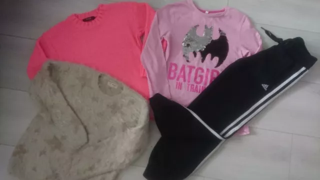 4x SPRING WINTER ADIDAS NEXT GEORGE BUNDLE OUTFITS GIRL CLOTHES 7/8 YRS