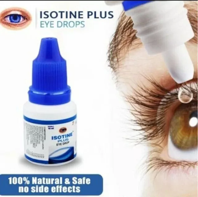 Isotine Plus Gouttes pour les yeux Pures à base de plantes et 100 %... 3