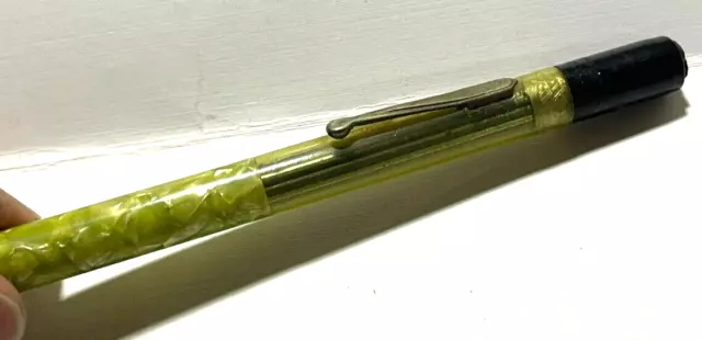 Remmie L. Arnold Mechanical Pencil Petersburg VA 1930s Rare Lime Green See Thru