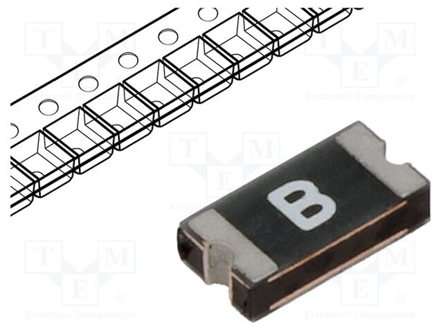 Sécurité: Ptc Polymère SMD 1206L 1206L016WR Smd-Polymersicherungen 160mA