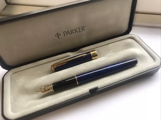 Parker Sonnet 18K Gold Nib Fountain Pen 1998 Superb