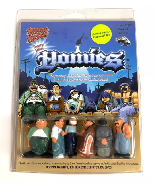 Hoppin' Hydros Homies Figures Series 1 #1115 Set of 6 Figures NEW