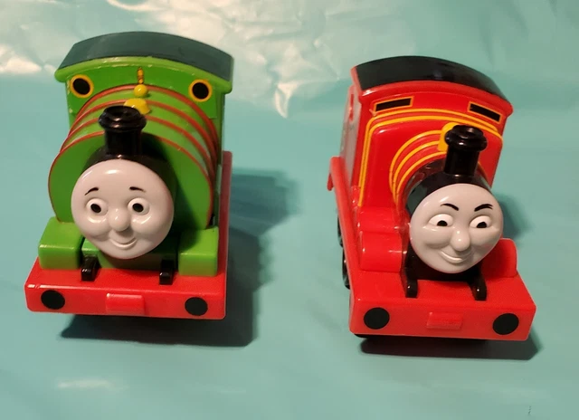 THOMAS FRIENDS 2009 James Percy Pull Back Trains Mattel