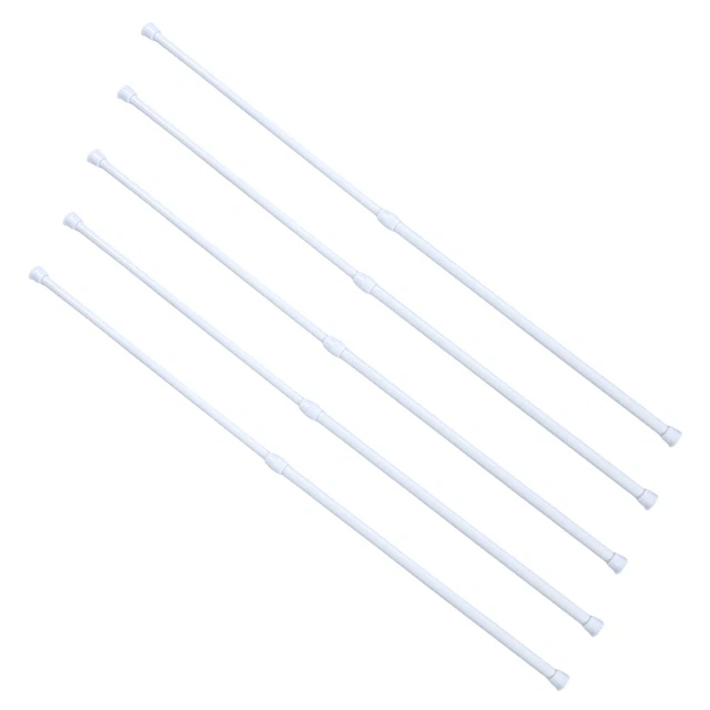 5 pezzi asta doccia bagno metallo tenda doccia regolabile