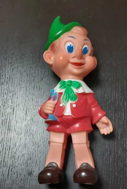Pinocchio Con trombetta Ledraplastic Ledra Vintage