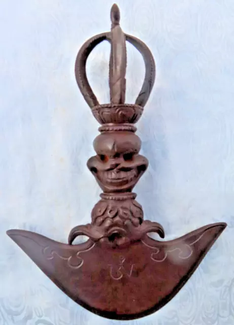 Antique Handmade Tantrik Tibetan Iron  Karti, Nepal