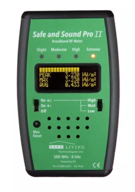 Safe and Sound Pro 2 HF Elektrosmog RF Messgerät 200MHz - 8GHz