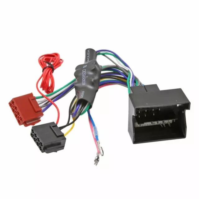 Amplified Quadlock ISO Radio Stereo harness adaptor wiring connector for Audi