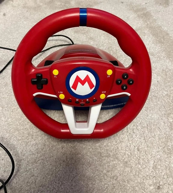 HORI MARIO KART Racing Wheel Pro Mini Lenkrad Rot/Blau EUR 30,00