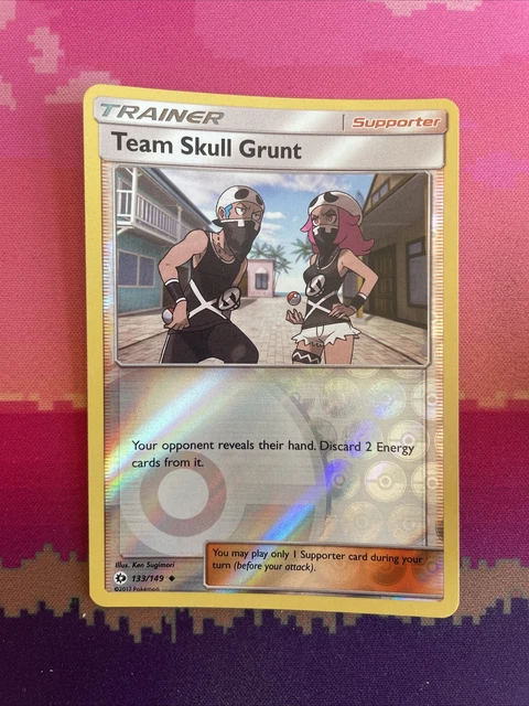 POKEMON - TEAM Skull Grunt (Full Art) - 149/149 - SM Base Set - Holo 7.59  - PicClick UK