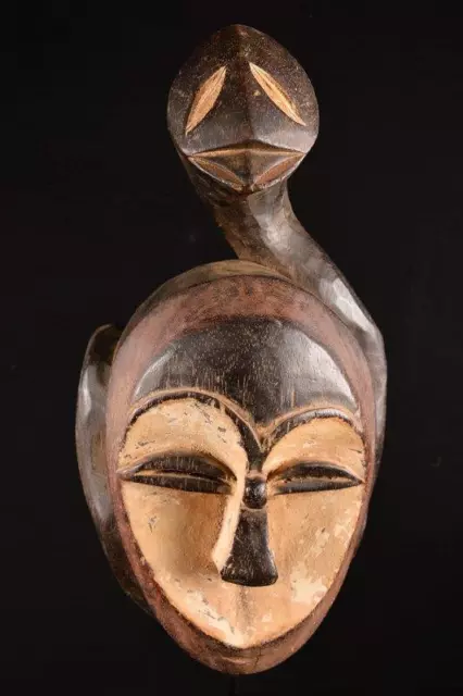 20837 African Old Kwese Mask / Mask Dr Congo