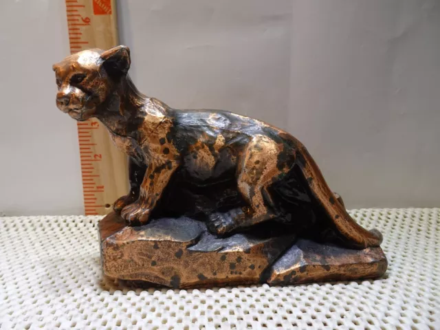 BANTHRICO Cat Bank Gold LEOPARD / CHEETA / LION 1974 VGUC