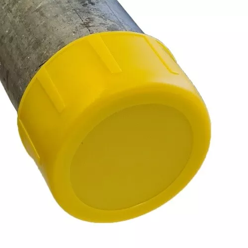 48.3mm Yellow Scaffold Tube Plastic Protection Safety Ends Caps Stoppers