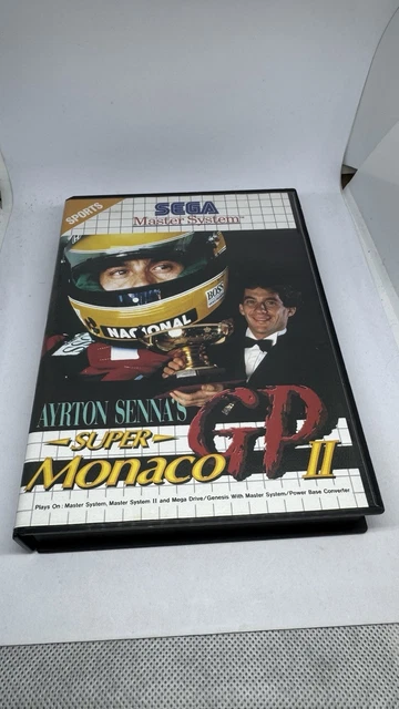 Ayrton Senna's Super Monaco GP II Sega Master System - Jeux vidéo