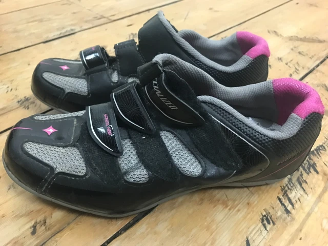 Specialized Cycling Shoes Size Uk 5.75 Eu 38 Velo Black Race Biking Shoes