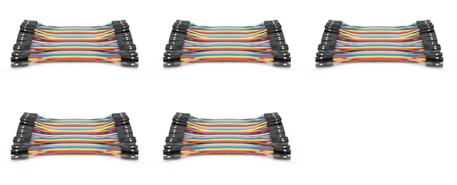 Walkera QR X350 PRO Dupont 40 Qty 10cm 2.54mm 1pin Female to Female 5 Pack