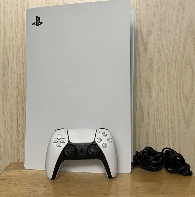 SONY PLAYSTATION 5 Digital Edition PS5 White Console Gaming System w