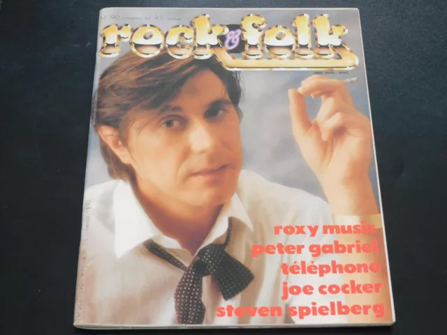 Rock & Folk N° 190 - Novembre 1982 - Roxy Music - Peter Gabriel - Telephone ...